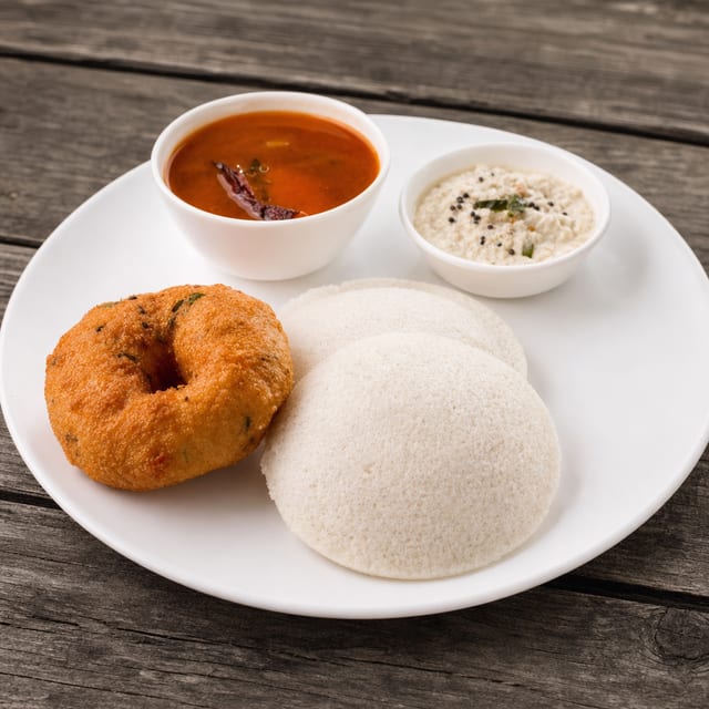 Idli Vada (2+1).
